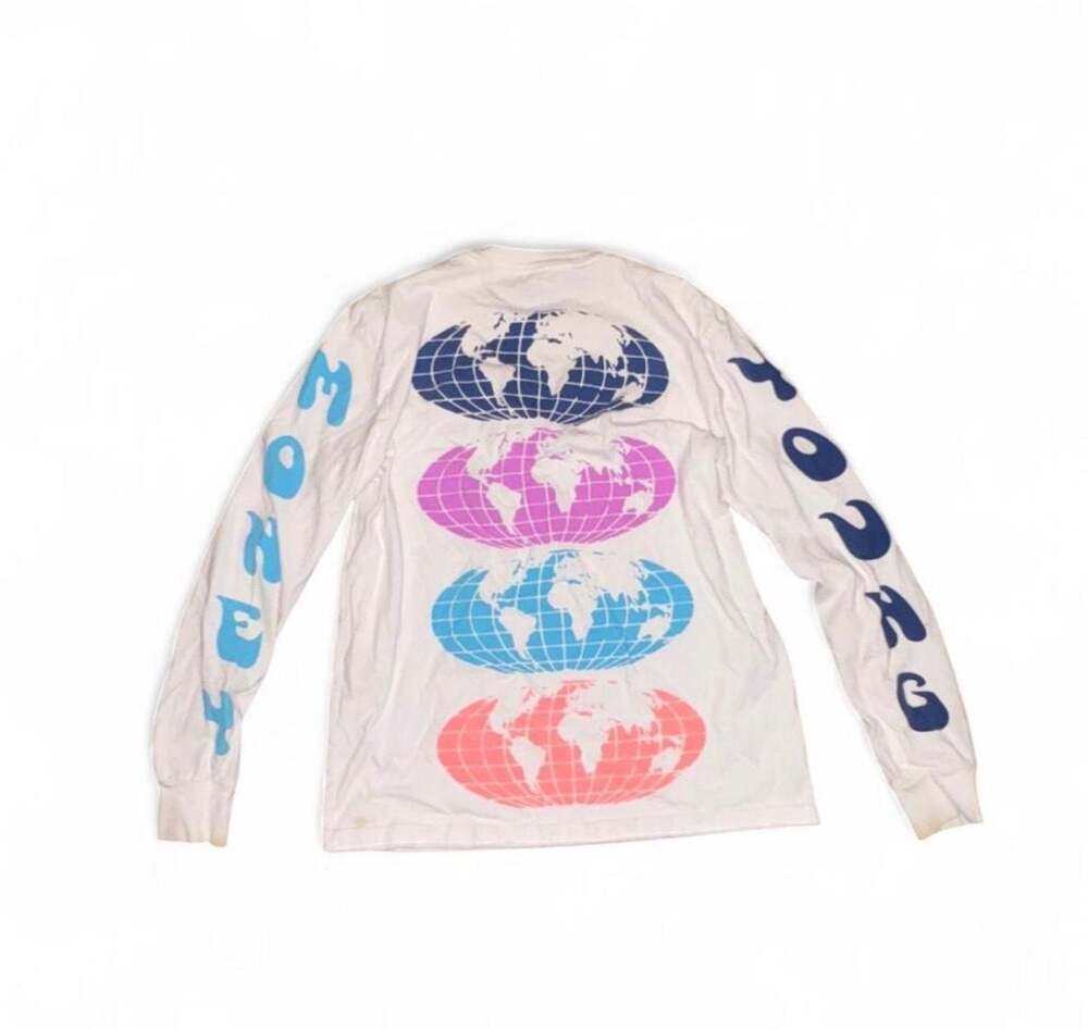 American Eagle x Young Money Lil Wayne Globe Graphic Long Sleeve Shirt